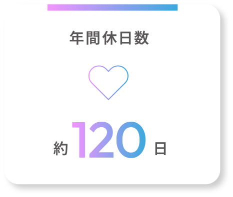 年間休日約120日